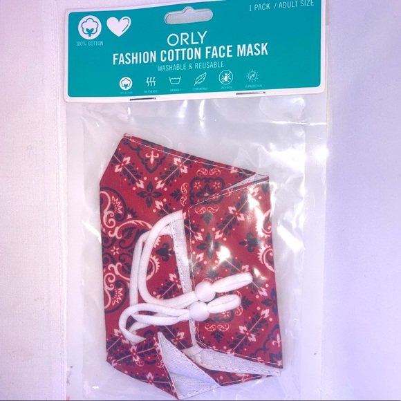 Washable Reusable COVID 100% Cotton Face Mask New - Picture 2 of 7